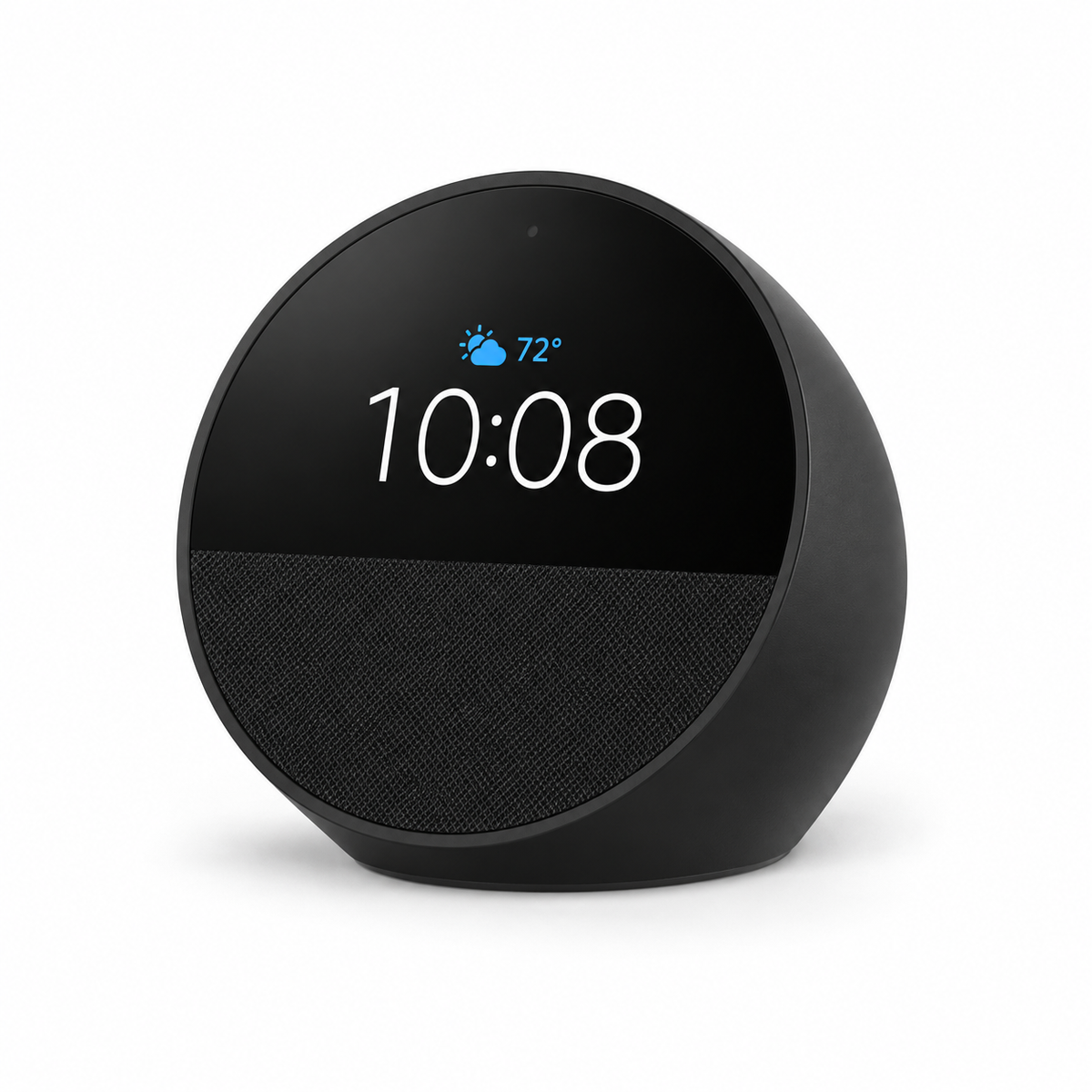 Amazon Echo Spot smart alarm clock in Black