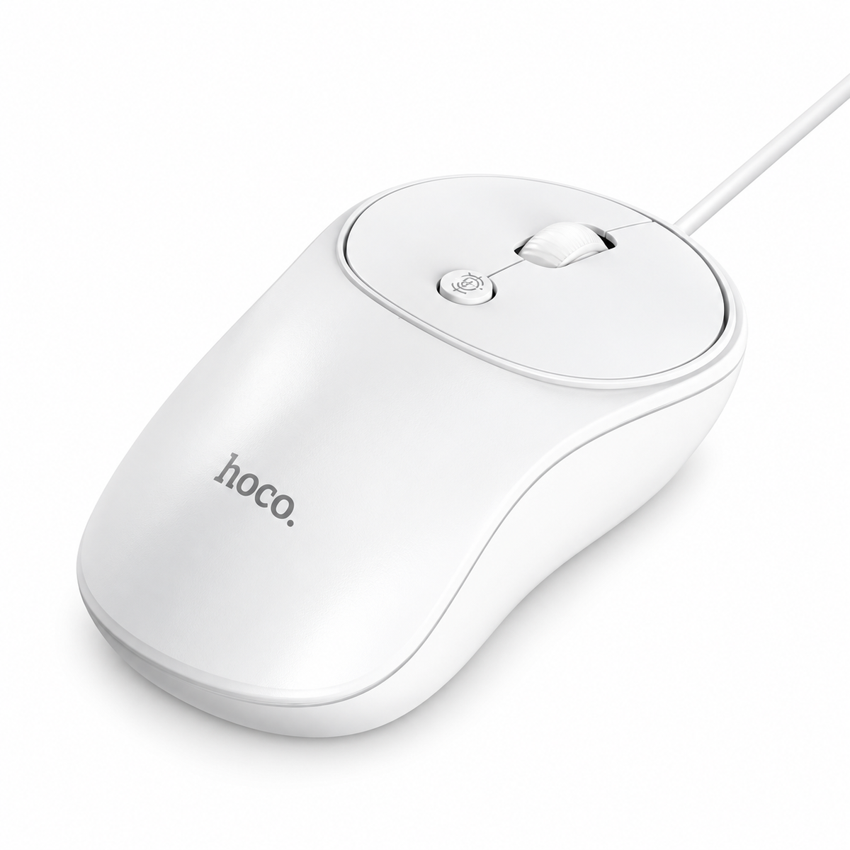 HOCO GM13 white wired mouse