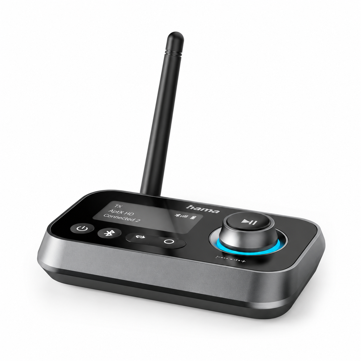 Hama Link.it Duo Bluetooth transmitter and receiver in Black
