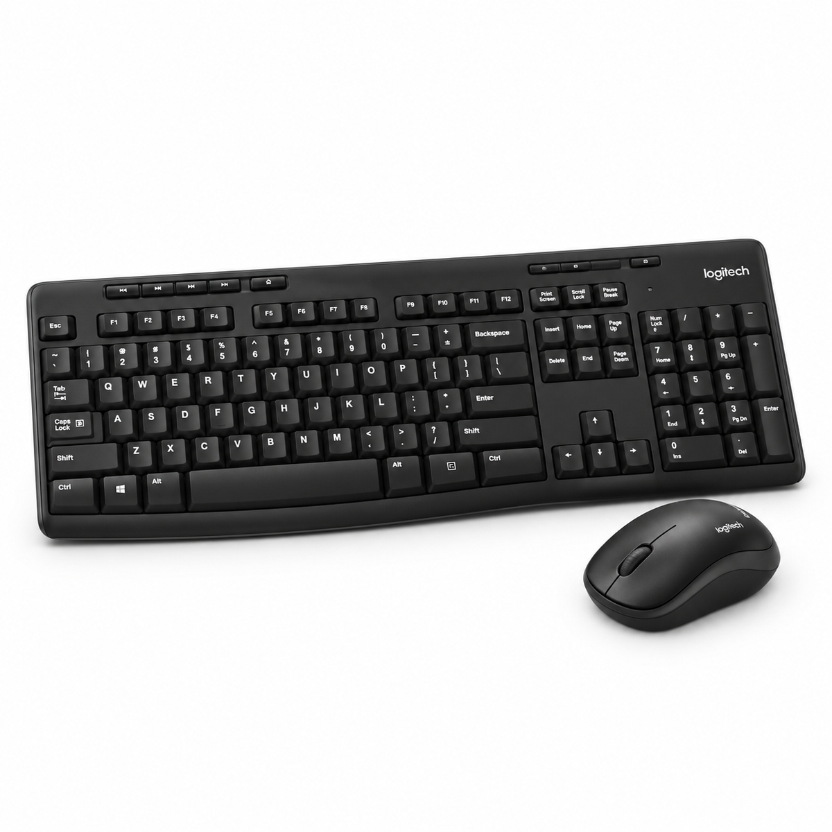Logitech MK270 wireless keyboard and mouse combo in black
