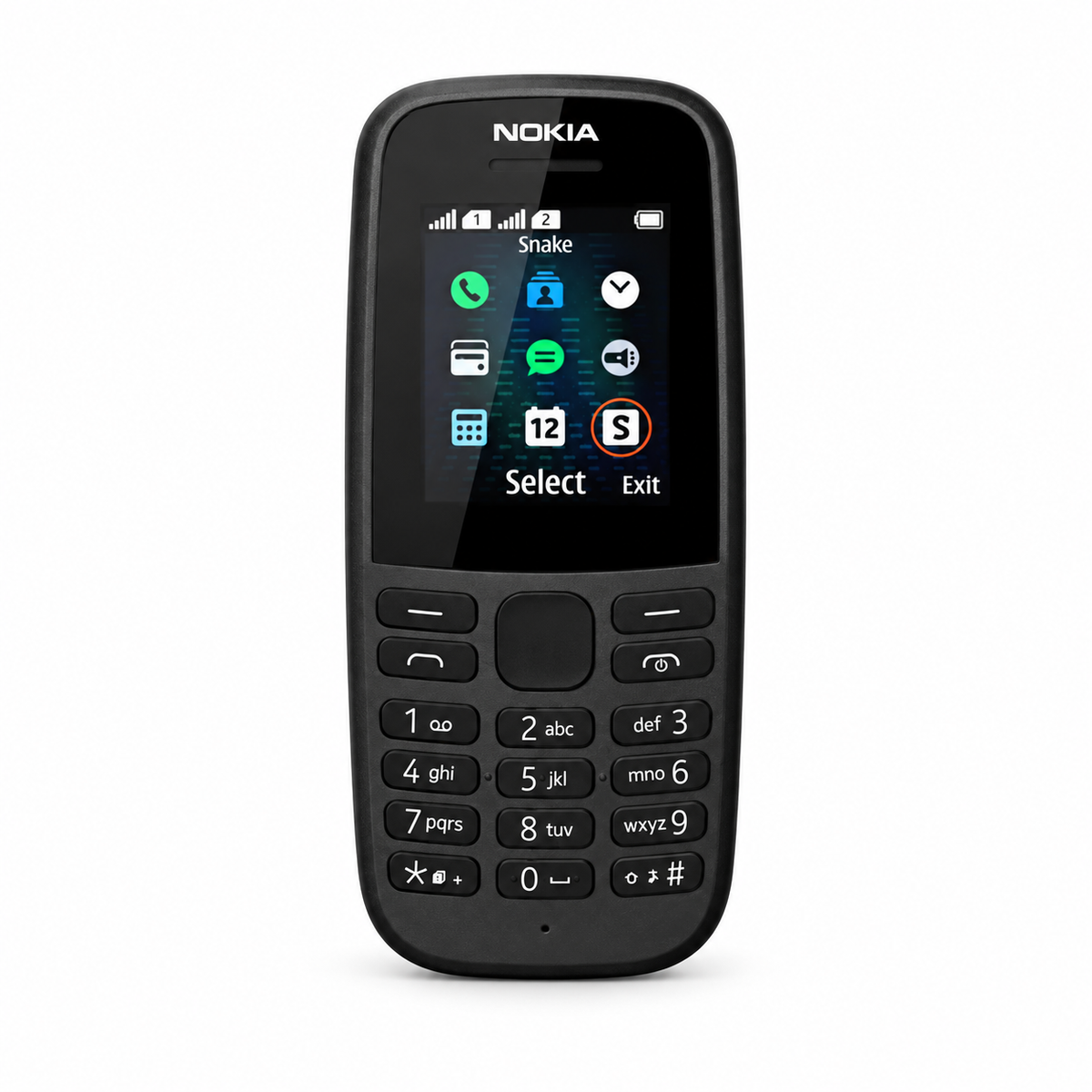 Nokia 105 black mobile phone
