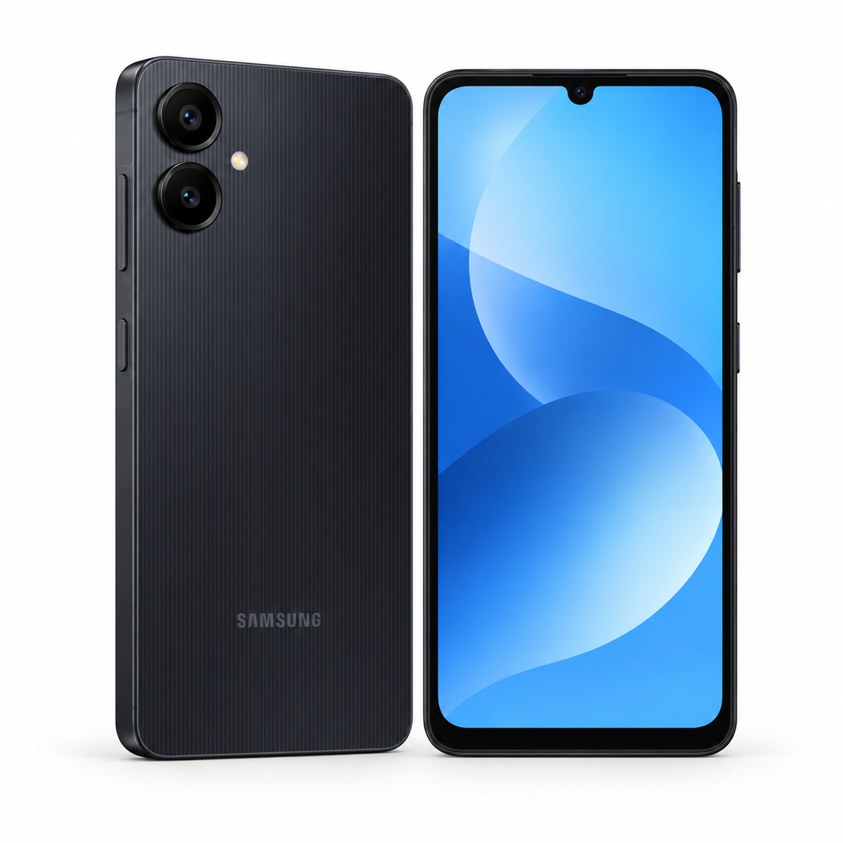 Samsung Galaxy A06 5G 128GB — New front and angled rear views