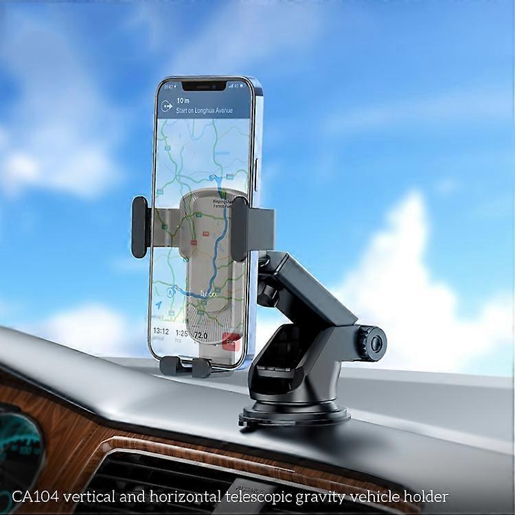 Hoco CA104 Gravity Linkage In-Car Phone Holder-thumbmail-2