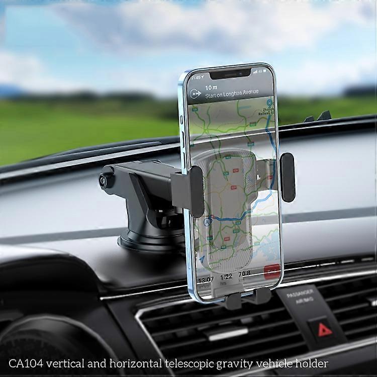 Hoco CA104 Gravity Linkage In-Car Phone Holder-thumbmail-3