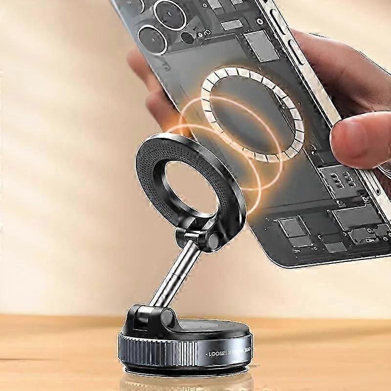 Vacuum Magnetic Suction Cup Phone Holder For Magsafe Car Phone Holder 360 Rotatable-thumbmail-3