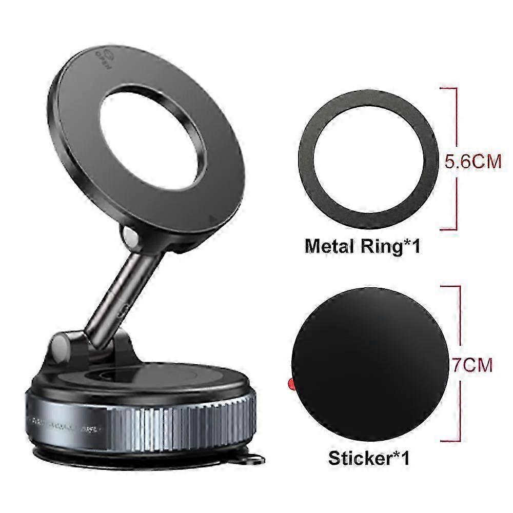 Vacuum Magnetic Suction Cup Phone Holder For Magsafe Car Phone Holder 360 Rotatable