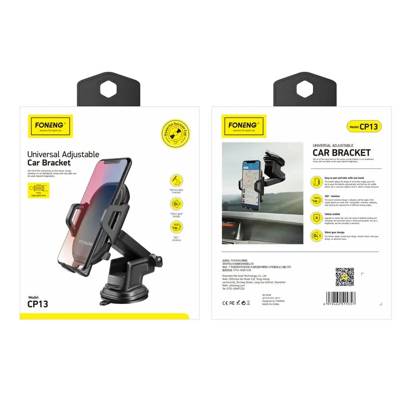 FONENG CP13 Suction Cup Car Phone Holder