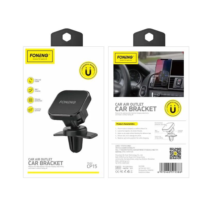 Foneng CP15 Magnetic Air Vent Car Phone Holder-thumbmail-2