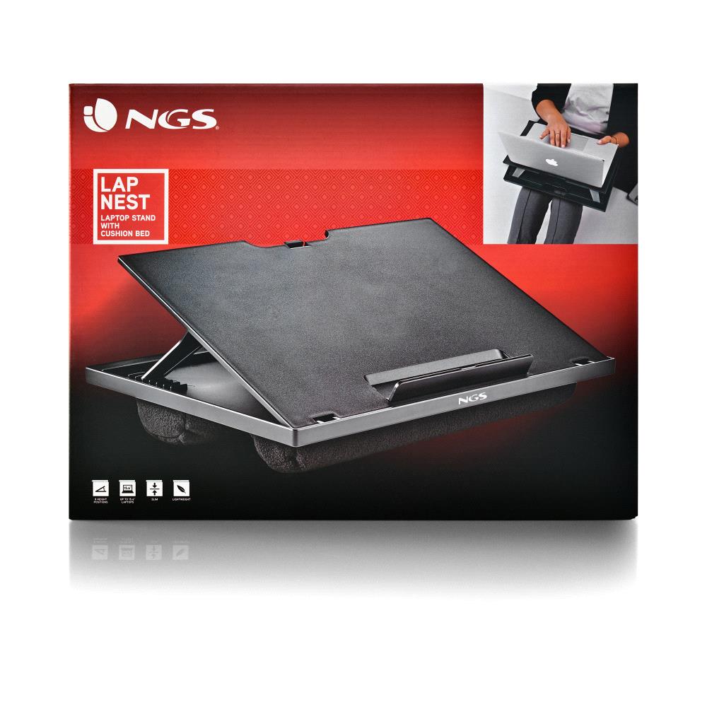LAPTOP STAND WITH CUSHION BED FOR UP TO 15.6" LAPTOPS