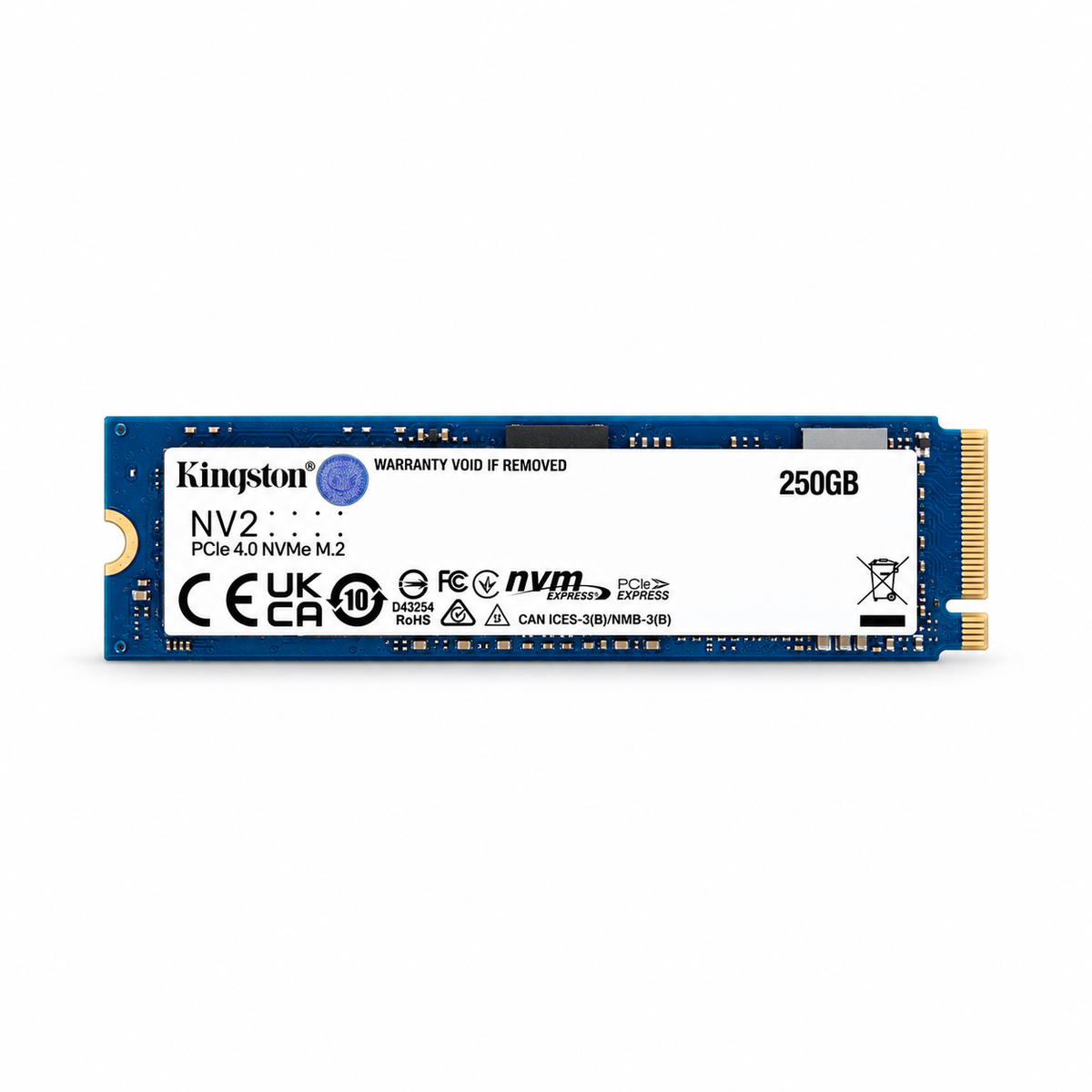Kingston NV2 250GB M.2 2280 PCIe 4.0 NVMe SSD