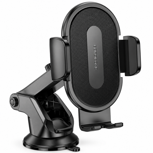 Borofone BH134 Rio Car Phone Holder (4.5"–7", Black)