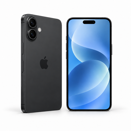 Apple iPhone 17 256GB — New Black — front and rear studio views
