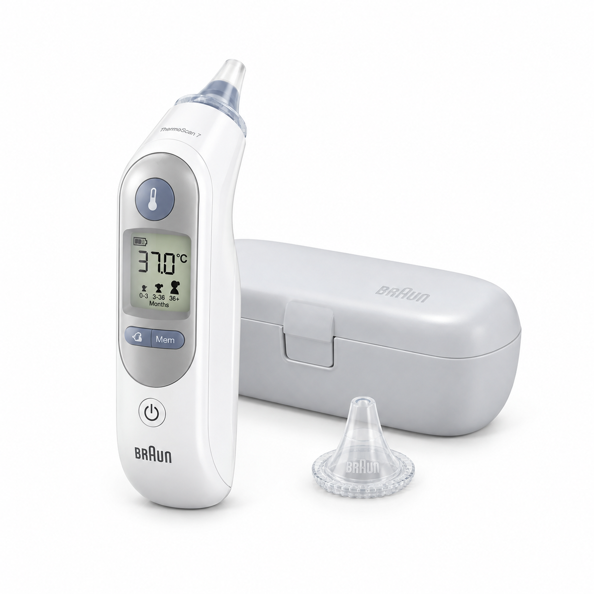 Braun ThermoScan 7 IRT6520 ear thermometer in white