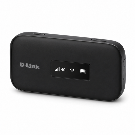 D-Link DWR-932 4G LTE Mobile Wi-Fi Hotspot in black