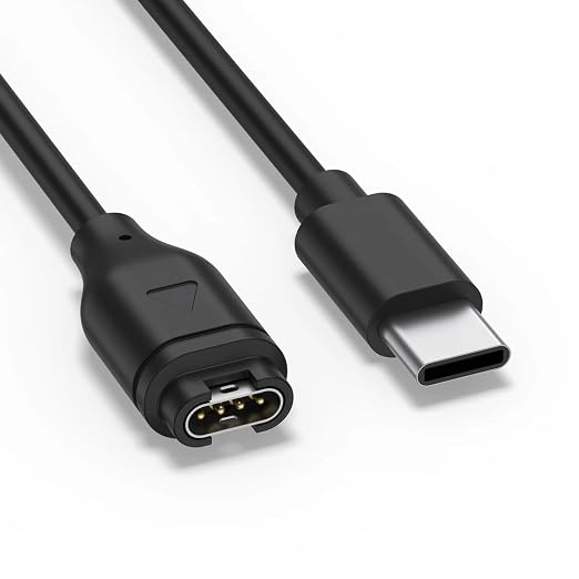 Garmin USB-C charging cable for compatible Garmin watches