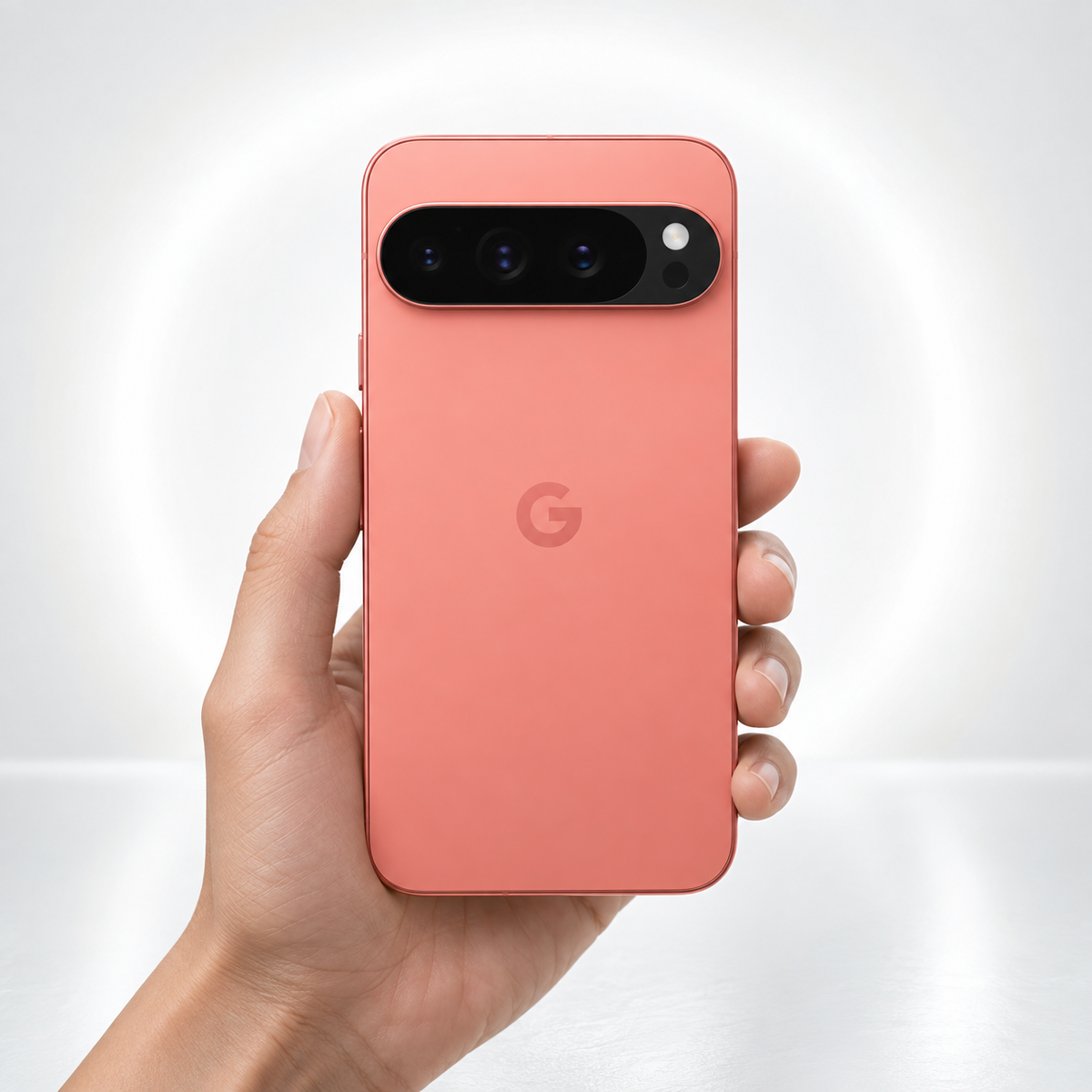 Google Pixel 11 Pro 256GB in Canyon held in hand