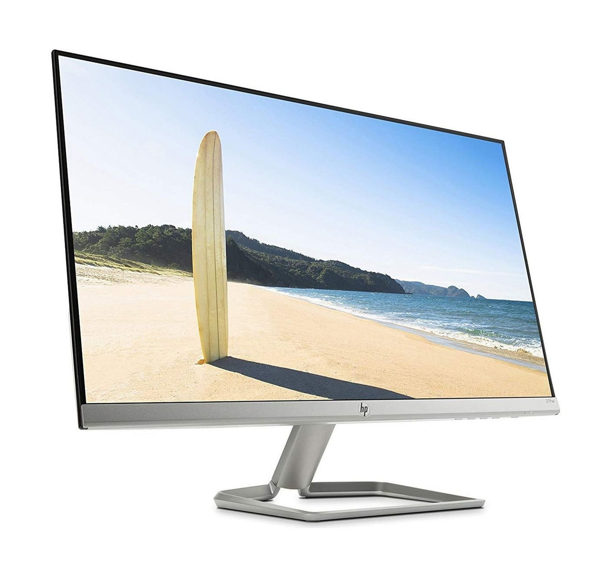 HP 27fw 27-inch Full HD IPS monitor in white