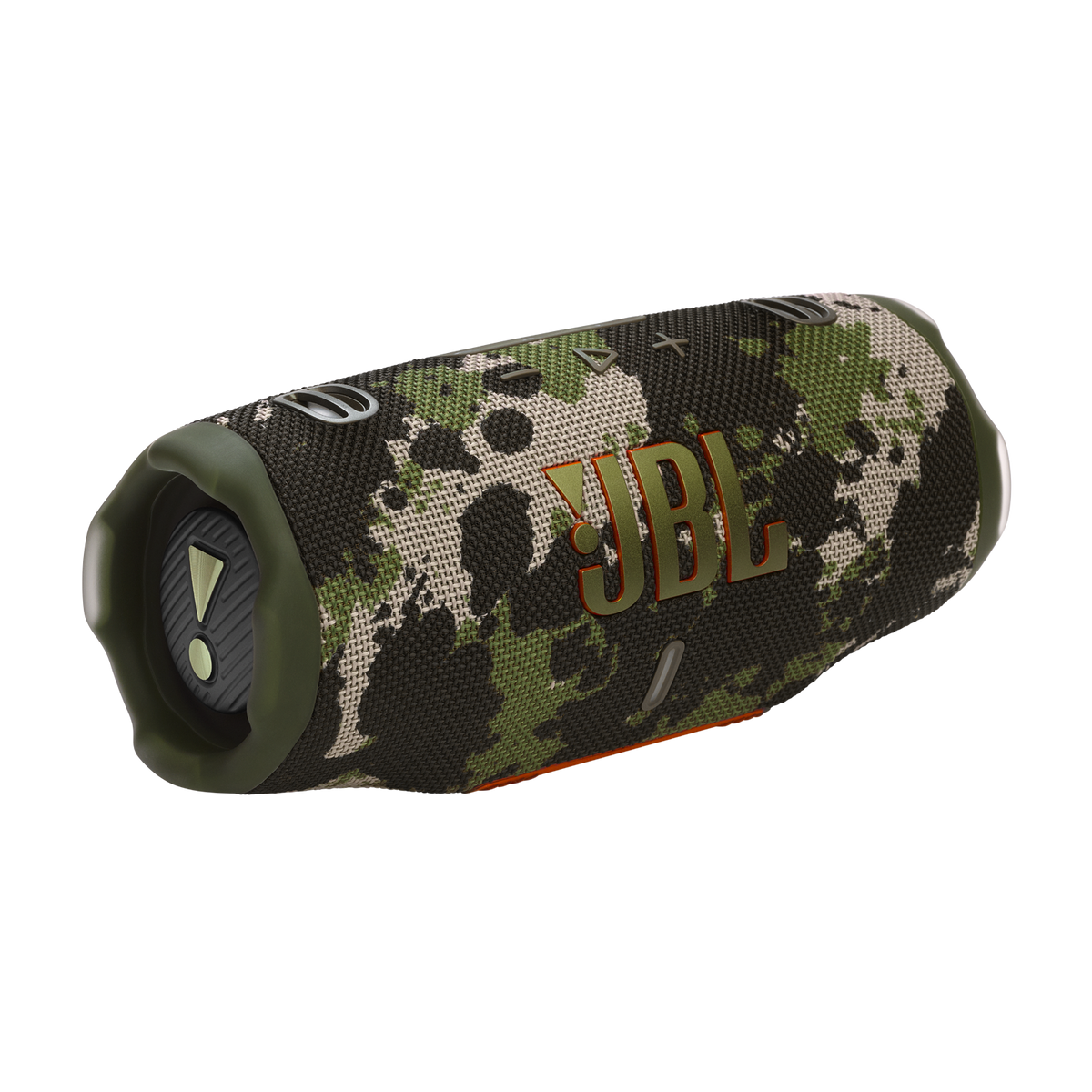 JBL Charge 6 portable Bluetooth speaker in Squad camouflage
