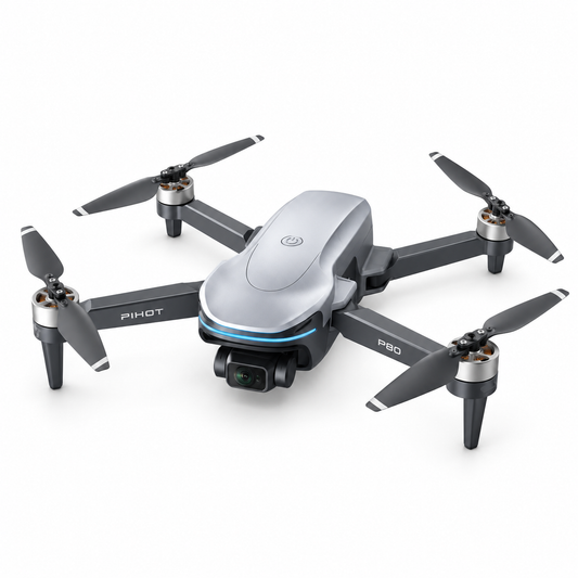 PIHOT P80 SE+ Drone on white background