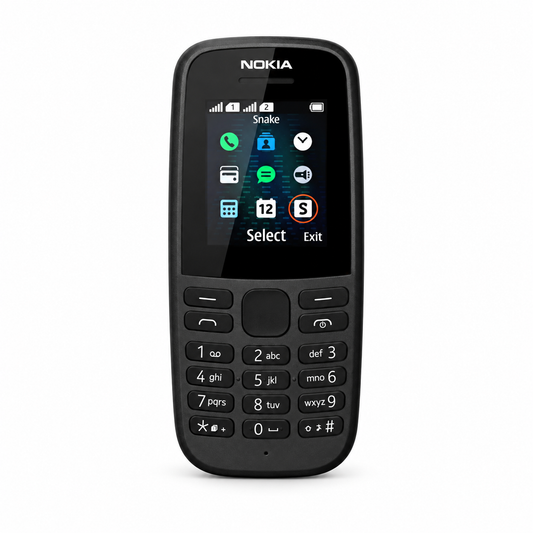 Nokia 105 black mobile phone