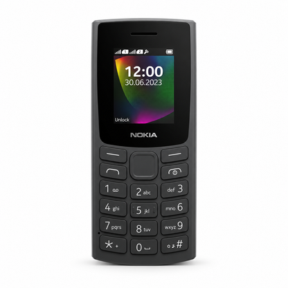 Nokia 106 2023 black mobile phone