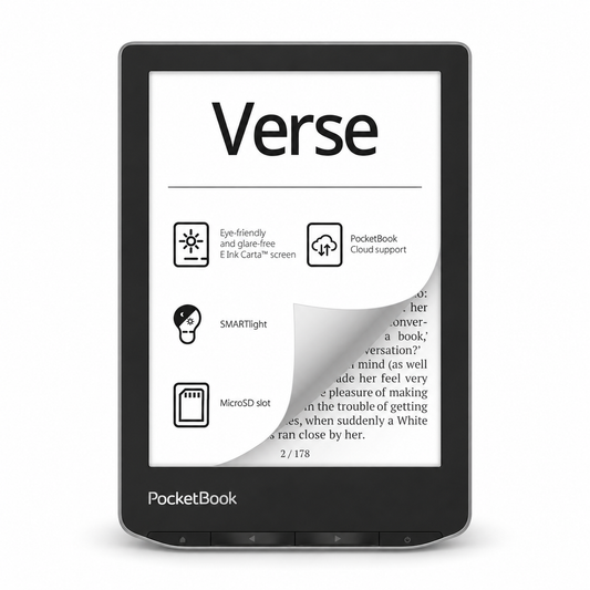 PocketBook Verse 8GB e-reader in Mist Grey
