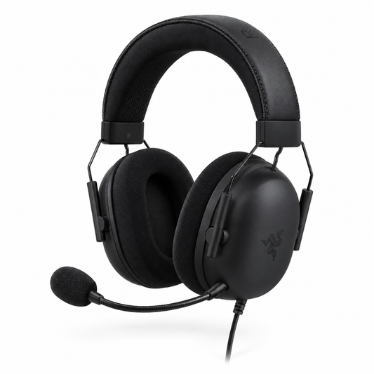 Razer BlackShark V2 X wired gaming headset in black