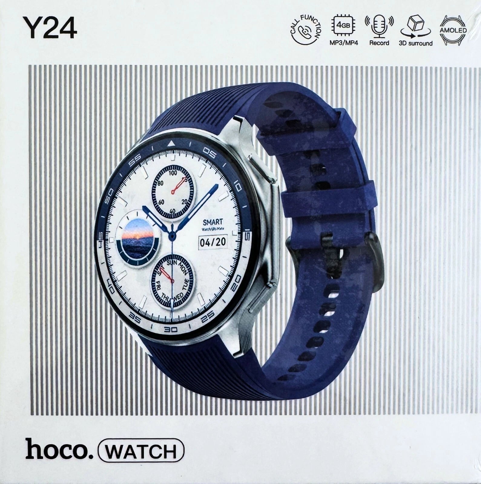 Hoco Y24 Smart Watch – Premium Features, Everyday Performance