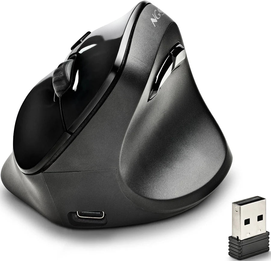 NGS Evo Wireless Rechargeable Ergonomic Mouse Moksha