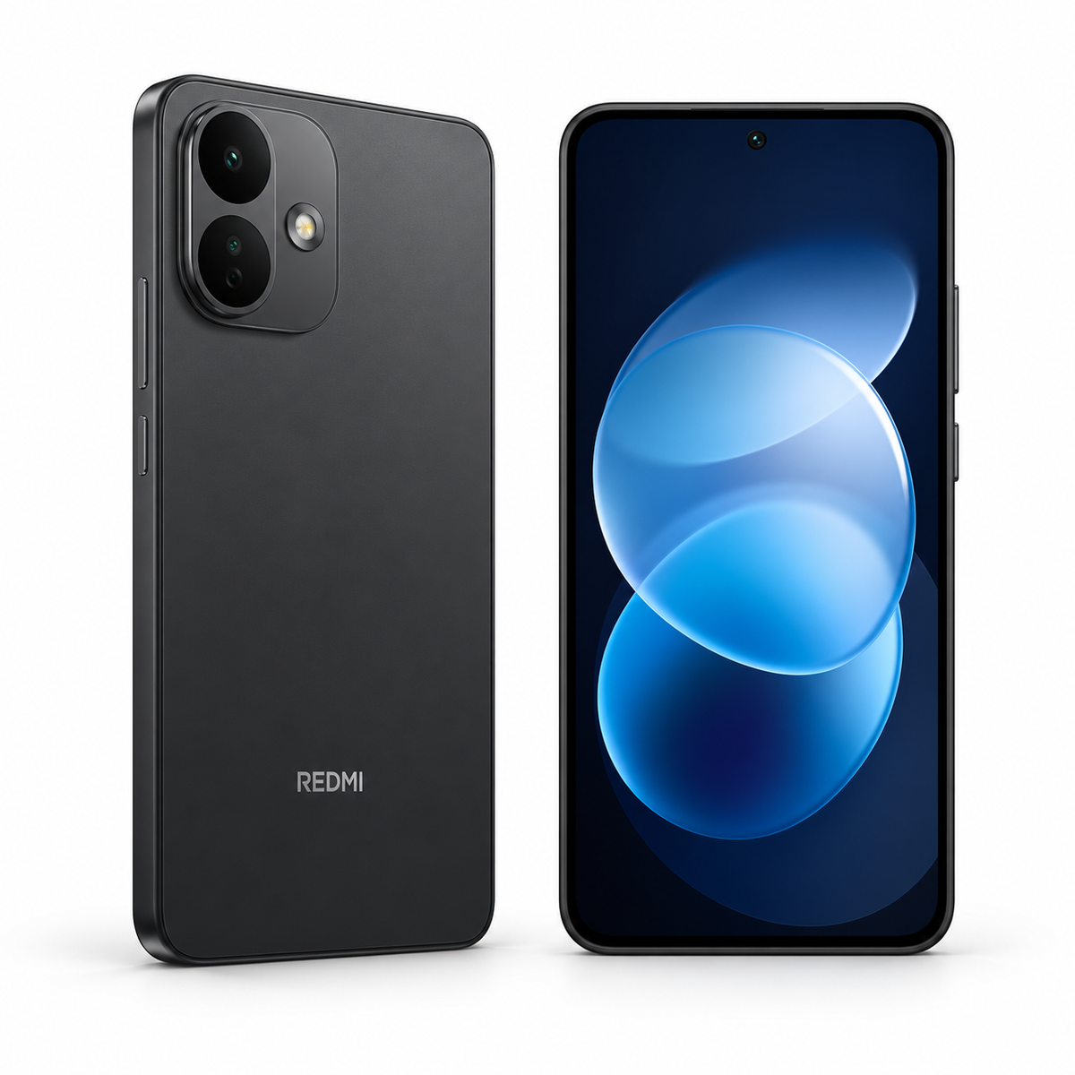 Xiaomi Redmi Note 17 Pro 5G 256GB Black — front and rear studio views