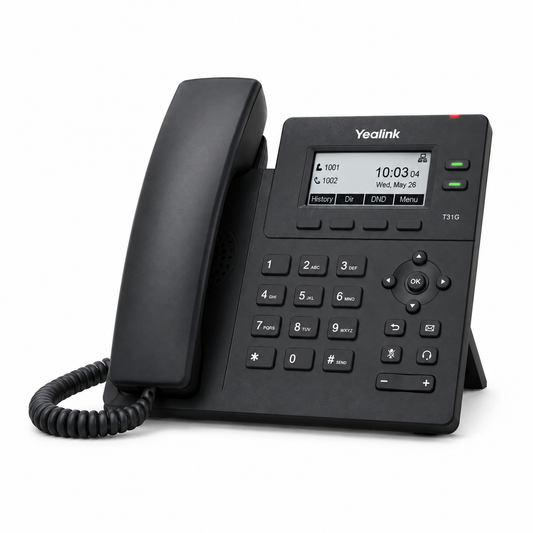 Yealink SIP-T31G business IP phone in black